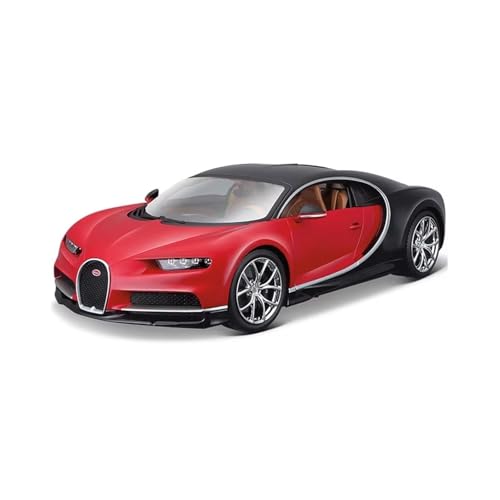 XGFFBAGB 1:18 Für Chiron Metall Statische Auto Modell Legierung Diecast Fahrzeug Spielzeug Modell Geschenk(Rosso,with Box) von XGFFBAGB