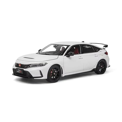 XGFFBAGB 1:18 Für Civic Type R FL5 Automodell Metalldruckguss Fahrzeug Spielzeugmodell Hobby Sammlung Geschenk(White,No Box) von XGFFBAGB