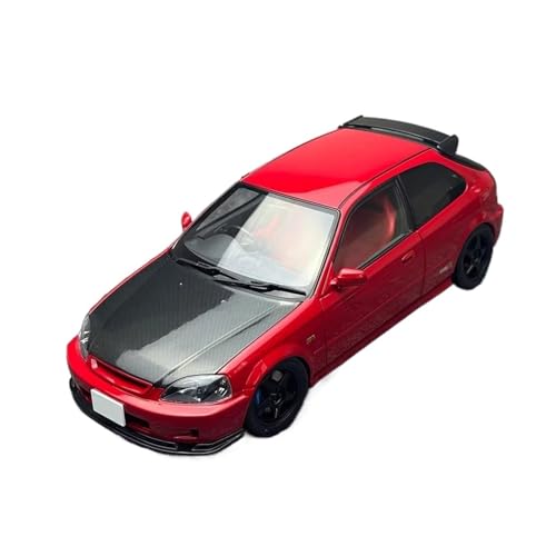 XGFFBAGB 1:18 Für Civic Typer EK9 Auto Modell Sport Statische Modell Geburtstag Präsentieren(Red A,No Box) von XGFFBAGB