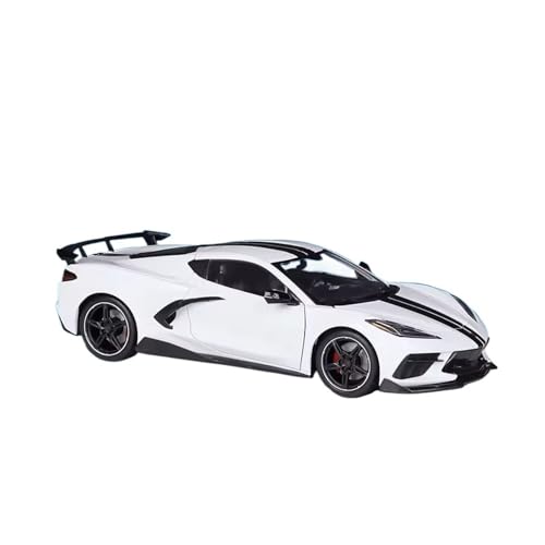 XGFFBAGB 1:18 Für Corvette Stingray Coupe Legierung Modell Auto Fahrzeuge Statische Sport Statische Druckguss Diecast Retro Auto(White,No Box) von XGFFBAGB