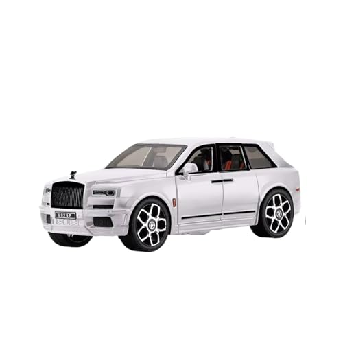 XGFFBAGB 1:18 Für Cullinan Mansory SUV Legierung Modell Auto Metall Diecast Spielzeug Auto Geschenk(White,No Box) von XGFFBAGB