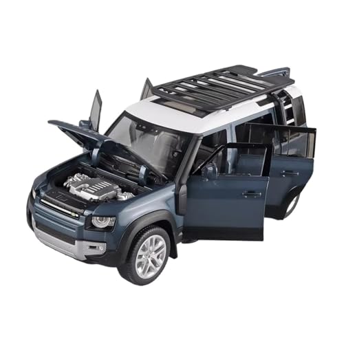 XGFFBAGB 1:18 Für Defender SUV Off-Road-Legierung Modell Auto Druckguss Spielzeug Auto Sammlung Geschenke(Blue A,No Box) von XGFFBAGB