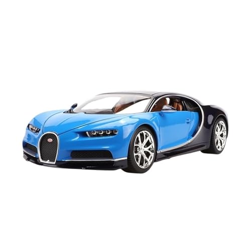 XGFFBAGB 1:18 Für Divo Chiron Sportwagen, Statische Druckgussfahrzeuge, Sammlerstück, Modellauto-Spielzeug(Blu,No Box) von XGFFBAGB