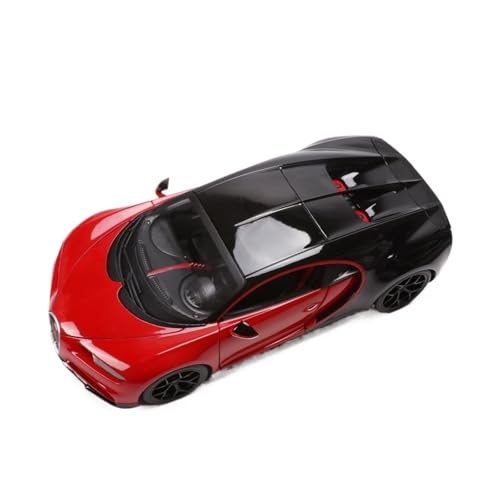 XGFFBAGB 1:18 Für Divo Chiron Sportwagen, Statische Druckgussfahrzeuge, Sammlerstück, Modellauto-Spielzeug(Rosso,No Box) von XGFFBAGB