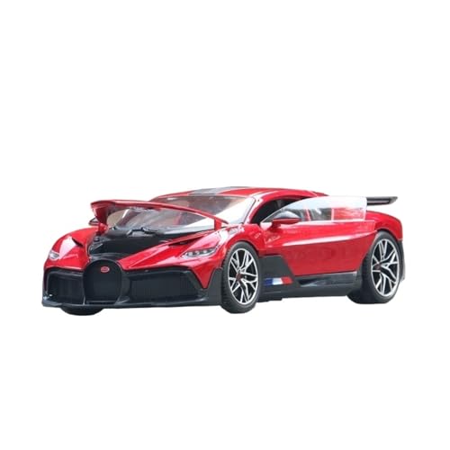 XGFFBAGB 1:18 Für Divo Chiron Sportwagen, Statische Druckgussfahrzeuge, Sammlerstück, Modellauto-Spielzeug(Rosso,No Box) von XGFFBAGB