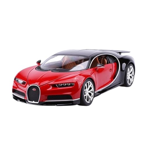 XGFFBAGB 1:18 Für Divo Chiron Sportwagen, Statische Druckgussfahrzeuge, Sammlerstück, Modellauto-Spielzeug(Rosso,No Box) von XGFFBAGB