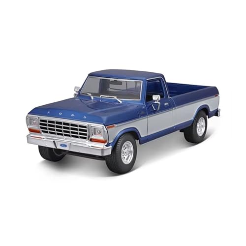 XGFFBAGB 1:18 Für F150 Pick Up Druckguss Legierung Auto Modell Auto Dekoration Sammlung Geschenk(Blue White,No Box) von XGFFBAGB