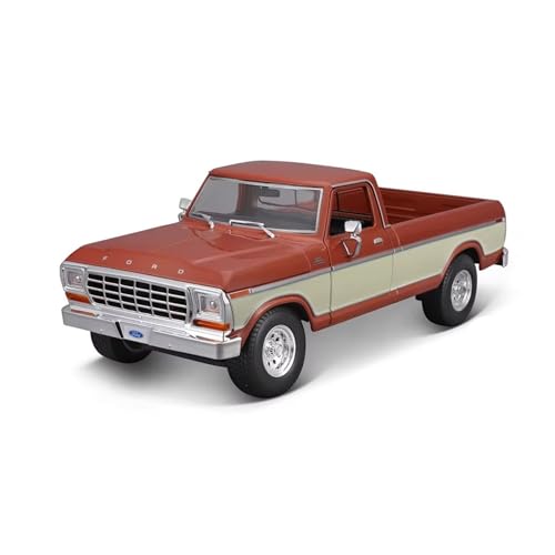 XGFFBAGB 1:18 Für F150 Pick Up Druckguss Legierung Retro Auto Modell Auto Dekoration Sammlung Geschenk(Rosso,with Box) von XGFFBAGB