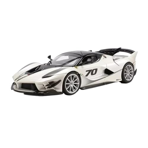 XGFFBAGB 1:18 Für Fxx K Evo Sport Auto Diecast Modell Legierung Fahrzeug Sammlung Ornamente Spielzeug Geschenk(White,No Box) von XGFFBAGB