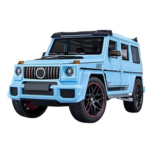 XGFFBAGB 1:18 Für G800 Legierung Diecast Metall Off-Road Fahrzeuge Sammlung Mit Sound & Licht Spielzeug Modell Autos Geschenk Serie(Blu,No Box) von XGFFBAGB