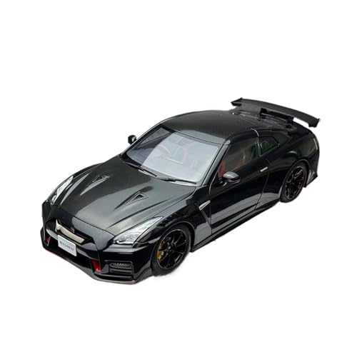 XGFFBAGB 1:18 Für GT-R35 NISMO 2022 Sportwagenmodell Automodell Statische Verzierung(Black A,No Box) von XGFFBAGB