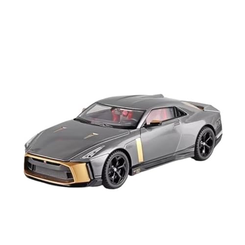 XGFFBAGB 1:18 Für GTR 50 Legierung Sport Auto Modell Diecast Metall Spielzeug Racing Modell(Gray B,with Box) von XGFFBAGB