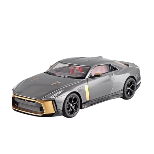 XGFFBAGB 1:18 Für GTR50 Legierung Sport Auto Modell Spielzeug Metall Druckguss Sound Und Licht Fahrzeuge Modell Sammlung Spielzeug Geschenke(Gray B,No Box) von XGFFBAGB