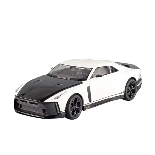 XGFFBAGB 1:18 Für GTR50 Legierung Sport Auto Modell Spielzeug Metall Druckguss Sound Und Licht Fahrzeuge Modell Sammlung Spielzeug Geschenke(White,No Box) von XGFFBAGB