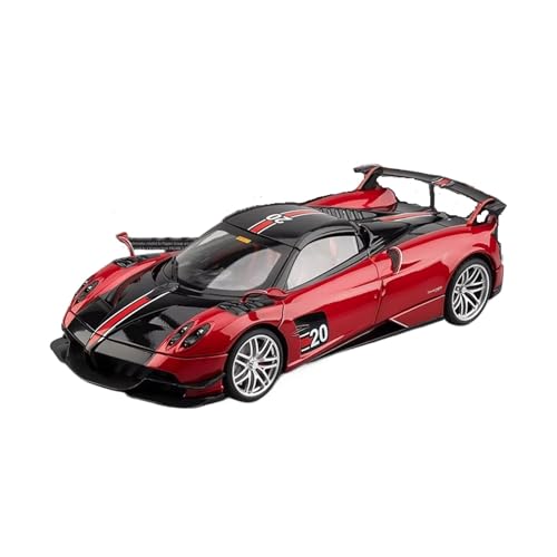 XGFFBAGB 1:18 Für Huayra BC Carbon Akzente Modell Auto(Rosso,with Box) von XGFFBAGB