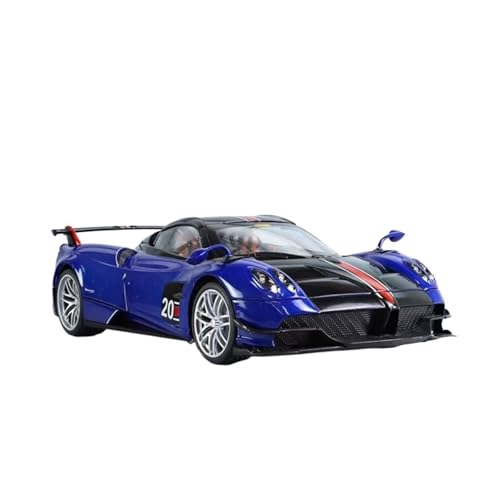 XGFFBAGB 1:18 Für Huayra BC Mit Carbon-Akzenten Modellauto(Blu,No Box) von XGFFBAGB