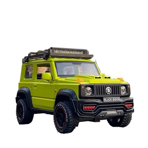 XGFFBAGB 1:18 Für Jimny Legierung Druckguss Metall Spielzeug Off-Road Fahrzeuge Auto Modell(Green,No Box) von XGFFBAGB