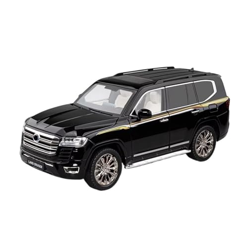 XGFFBAGB 1:18 Für LC300 SUV Legierung Auto Diecast Modell Spielzeug Geschenk Display(Black,No Box) von XGFFBAGB