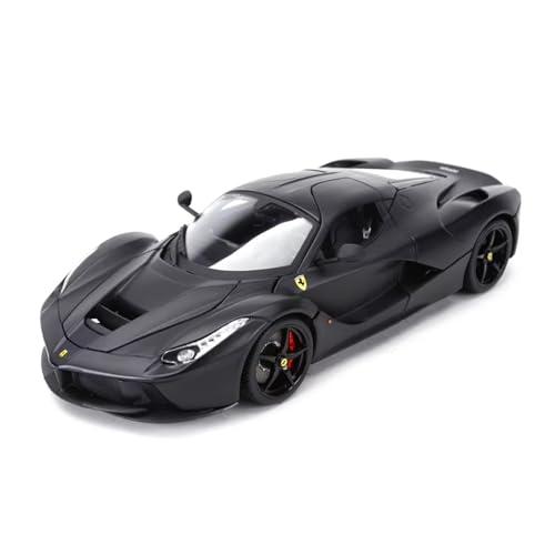 XGFFBAGB 1:18 Für Laferrari Verfeinerte Version Sportwagen Statische Druckgussfahrzeuge Sammlermodell Autospielzeug(Black,No Box) von XGFFBAGB