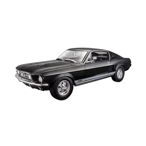 XGFFBAGB 1:18 Für Mustang Gt Cobra Jet Legierung Druckguss Spielzeug Geschenk(Black,No Box) von XGFFBAGB