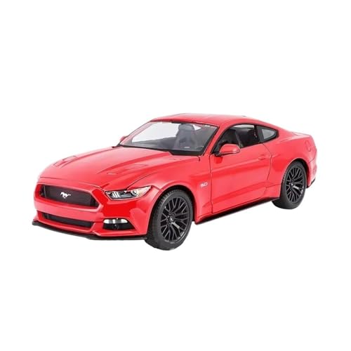 XGFFBAGB 1:18 Für Mustang Gt Sport Auto Diecast Modell Edition Legierung Fahrzeug Spielzeug Sammlung Dekoration Geschenk(Rosso,No Box) von XGFFBAGB