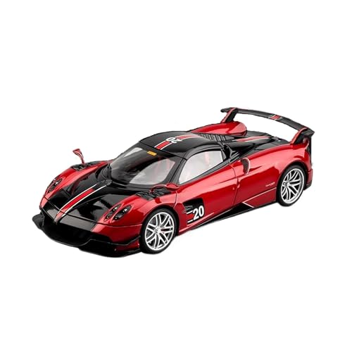 XGFFBAGB 1:18 Für Pagani Huayra BC Mit Carbon Akzenten Modellauto(Rosso,No Box) von XGFFBAGB