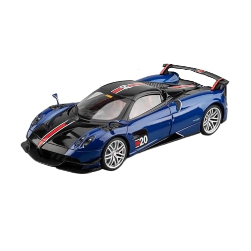 XGFFBAGB 1:18 Für Pagani Huayra BC Modellauto Carbon Akzente(Blu,No Box) von XGFFBAGB