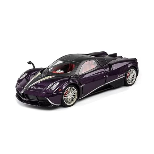 XGFFBAGB 1:18 Für Pagani Huayra Dinastia Racing Sport Auto Legierung Metall Druckguss Modell Spielzeug Auto Sound & Licht Sammlung Spielzeug Geschenk(Purple,No Box) von XGFFBAGB