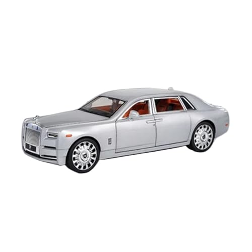 XGFFBAGB 1:18 Für Phantom Legierung Auto Modell Diecast Metall Spielzeug Auto Modell Geschenk(Silver,No Box) von XGFFBAGB