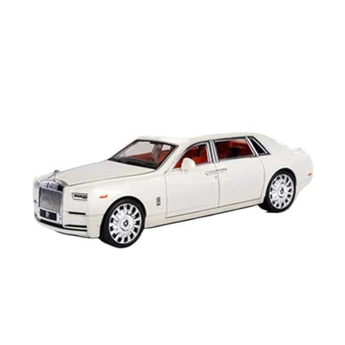 XGFFBAGB 1:18 Für Phantom Legierung Auto Modell Diecast Metall Spielzeug Auto Modell Geschenk(White,No Box) von XGFFBAGB