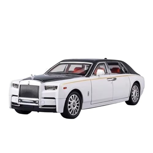 XGFFBAGB 1:18 Für Phantom Legierung Auto Modell Spielzeug Metall Druckguss Fahrzeuge Modell Sound Licht Mit Auto Spielzeug Geschenke(Black White A,No Box) von XGFFBAGB