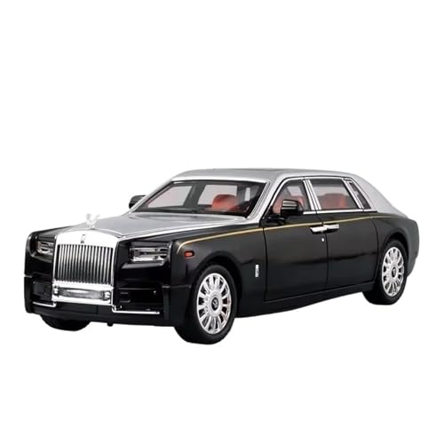 XGFFBAGB 1:18 Für Phantom Legierung Auto Modell Spielzeug Metall Druckguss Fahrzeuge Modell Sound Licht Mit Auto Spielzeug Geschenke(Silver Black c,No Box) von XGFFBAGB