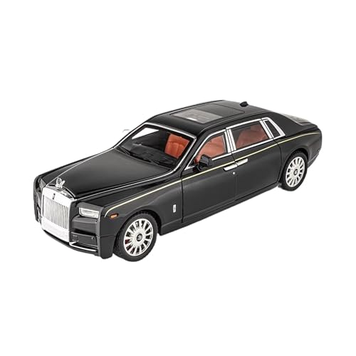 XGFFBAGB 1:18 Für Phantom Modell Auto Zinklegierung Pull Back Spielzeug Druckguss Auto Mit Sound Und Licht Modell Spielzeug(Black,No Box) von XGFFBAGB