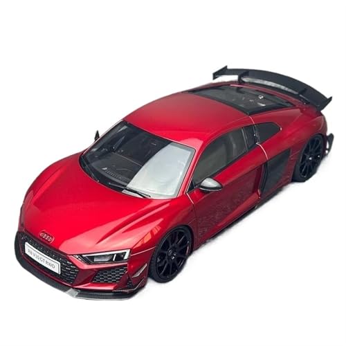 XGFFBAGB 1:18 Für R8 Cabrio 2021 Leistung Auto Legierung Auto Modell Unternehmen Display Zu Senden Freunde(Rosso,No Box) von XGFFBAGB