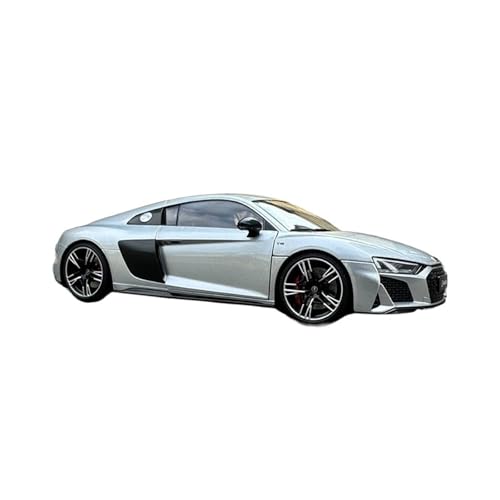 XGFFBAGB 1:18 Für R8 Cabrio 2021 Leistung Auto Legierung Auto Modell Unternehmen Display Zu Senden Freunde(White,with Box) von XGFFBAGB