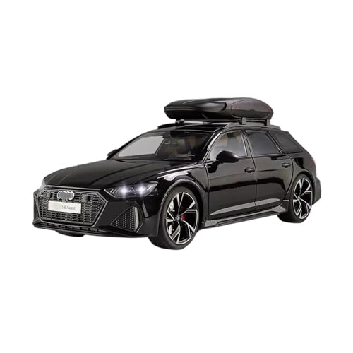 XGFFBAGB 1:18 Für RS6 Avant Station Wagon Legierung Metall Diecast Auto Modell Sound & Licht Sammeln Dekorative Geschenke(Black,No Box) von XGFFBAGB