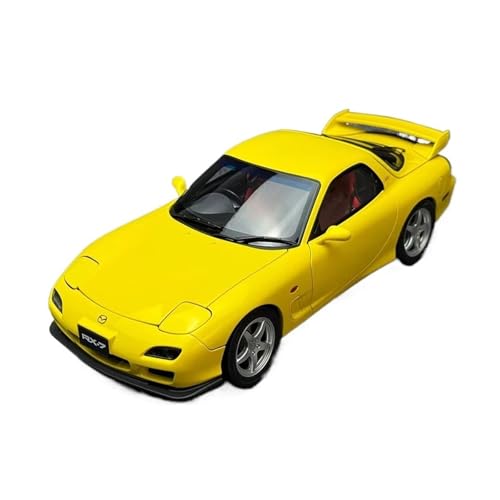 XGFFBAGB 1:18 Für RX7 Spirit R Legierung Auto Modell Sammlung Display Geschenke(Yellow,No Box) von XGFFBAGB