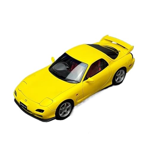 XGFFBAGB 1:18 Für RX7 Spirit R Legierung Modell Auto Modell Senden Freunde Geburtstag Geschenke Persönliche Sammlung(Yellow,No Box) von XGFFBAGB