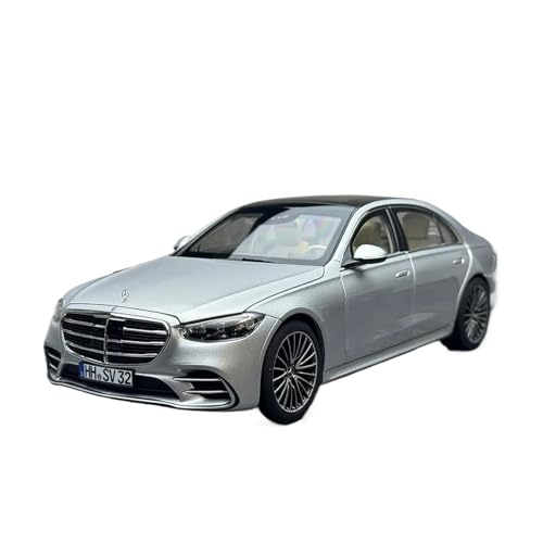 XGFFBAGB 1:18 Für S600 S-Klasse W223 Legierung Auto Modellauto Metall Geschenk(Silver,No Box) von XGFFBAGB