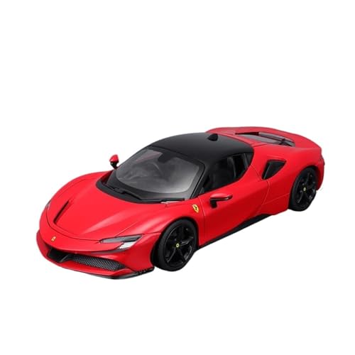 XGFFBAGB 1:18 Für SF90 Spider/SF90 Stradale Automodell Diecast Edition Legierung Fahrzeugsammlung Ornamente Spielzeug Geschenke(Rosso,No Box) von XGFFBAGB