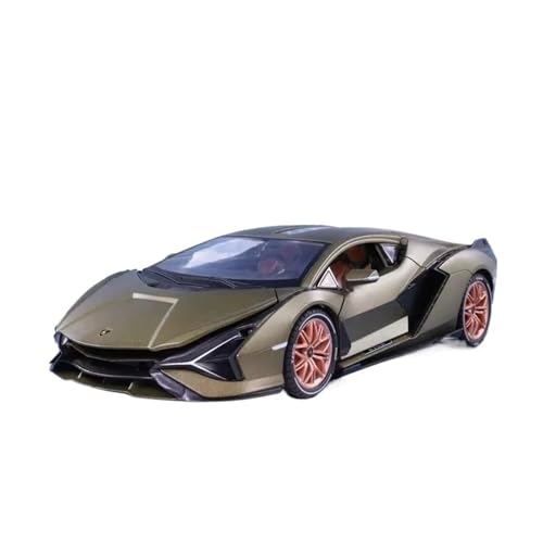 XGFFBAGB 1:18 Für SISCHEN FKP 37 Sport Auto Diecast Metall Legierung Modell Auto Sound Licht Pull Back Sammlung Spielzeug Geschenke(Green,No Box) von XGFFBAGB