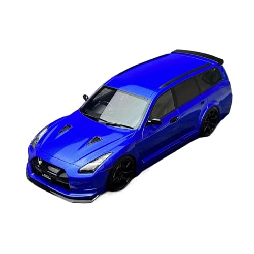 XGFFBAGB 1:18 Für STAGEA GTR R35 Travel Edition Automodell Statische Dekoration Sammlung Freunde Geburtstagsgeschenke(Blu,with Box) von XGFFBAGB