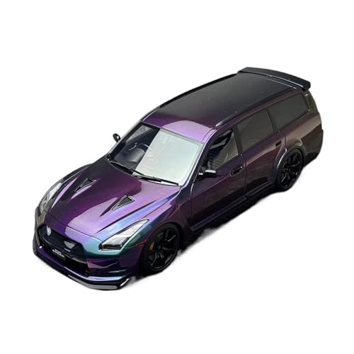 XGFFBAGB 1:18 Für STAGEA GTR R35 Travel Edition Automodell Statische Dekoration Sammlung Freunde Geburtstagsgeschenke(Purple,No Box) von XGFFBAGB