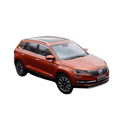 XGFFBAGB 1:18 Für Skoda Karoq Druckguss-Modellauto Als Sammlergeschenk(Orange,No Box) von XGFFBAGB