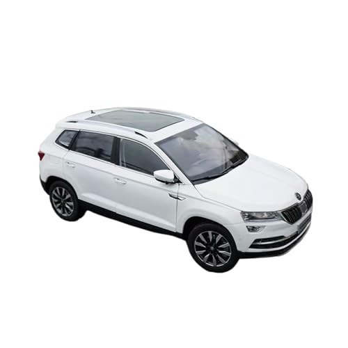 XGFFBAGB 1:18 Für Skoda Karoq Druckguss-Modellauto Als Sammlergeschenk(White,No Box) von XGFFBAGB