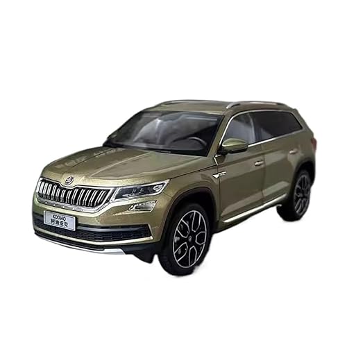 XGFFBAGB 1:18 Für Skoda Kodiaq Druckgusslegierung Automodell Fan Collection Display Home Decoration Metallornamente(Gold,No Box) von XGFFBAGB