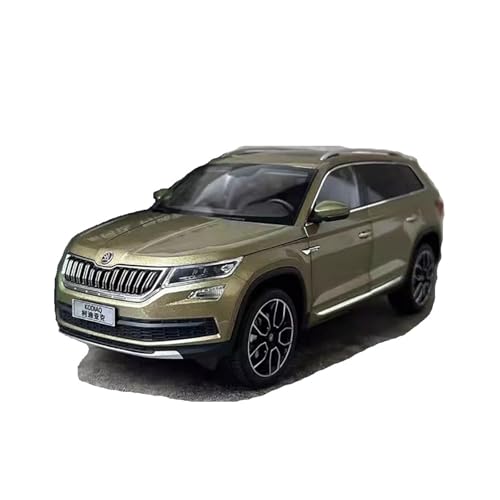 XGFFBAGB 1:18 Für Skoda Kodiaq Druckgusslegierung Automodell Fan Collection Display Home Decoration Metallornamente(Gold,No Box) von XGFFBAGB