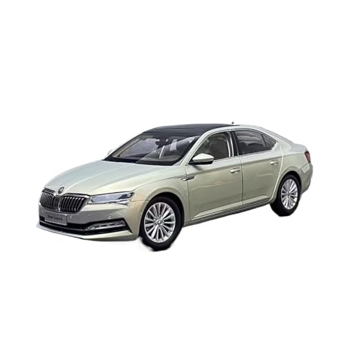 XGFFBAGB 1:18 Für Skoda Superb Diecast Modellauto Als Sammlerstück Geschenk(Gold,No Box) von XGFFBAGB