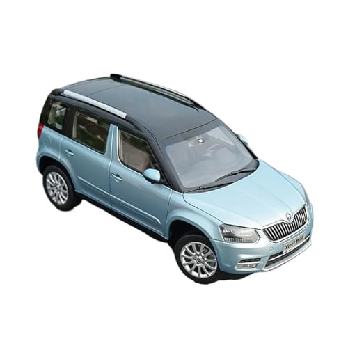 XGFFBAGB 1:18 Für Skoda Yeti Modellauto(Blu,No Box) von XGFFBAGB