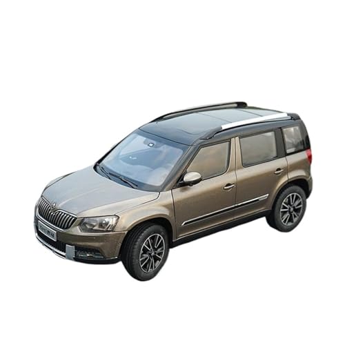 XGFFBAGB 1:18 Für Skoda Yeti Modellauto(Brown,No Box) von XGFFBAGB